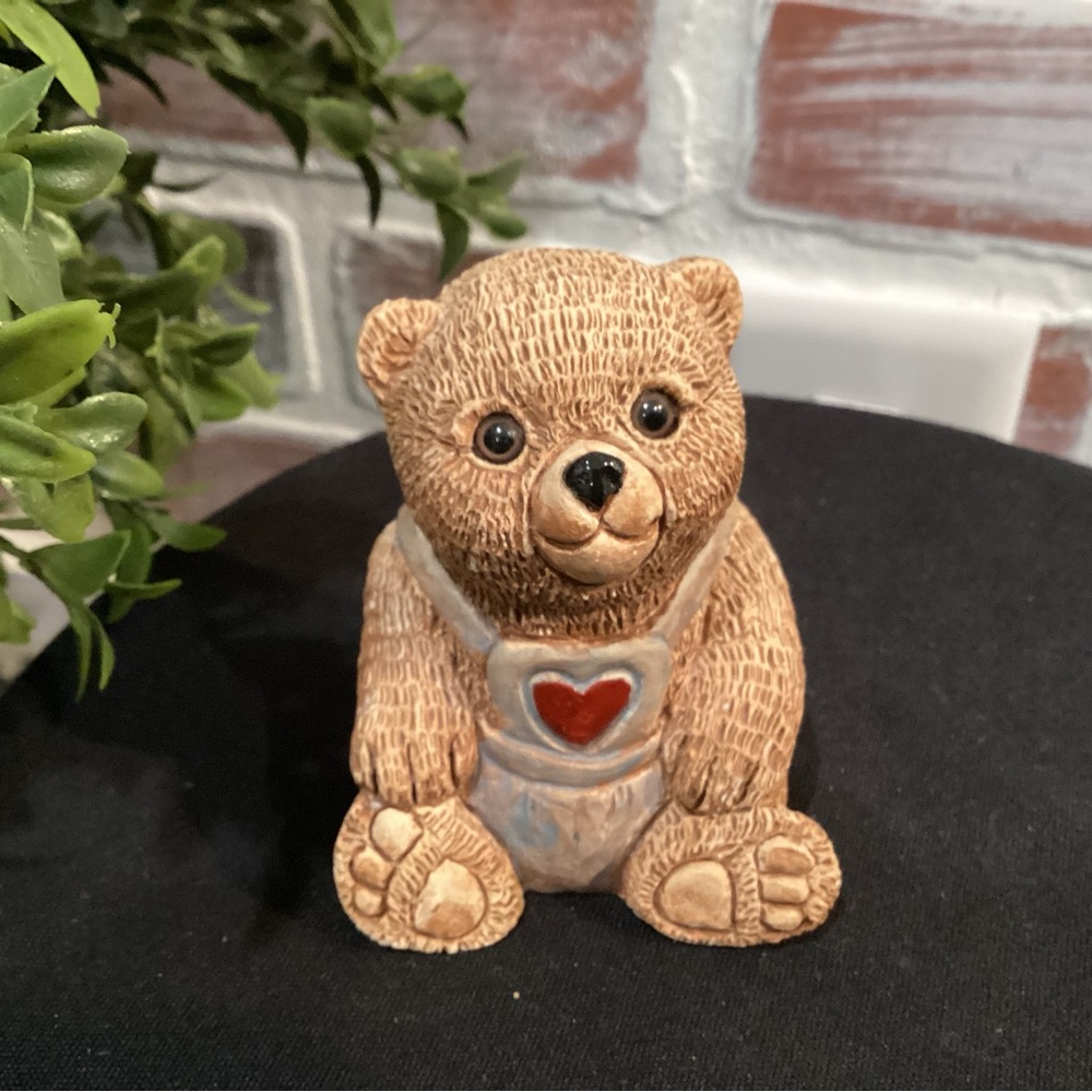 🔴 Vintage - 1984 to 1985 - Stone Critters Baby Teddy - Excellent Condition - Picture 2 of 11